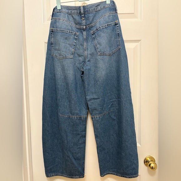 Gap NWT High Rise Horseshoe Jeans in Dark blue indigo - Picture 11 of 16